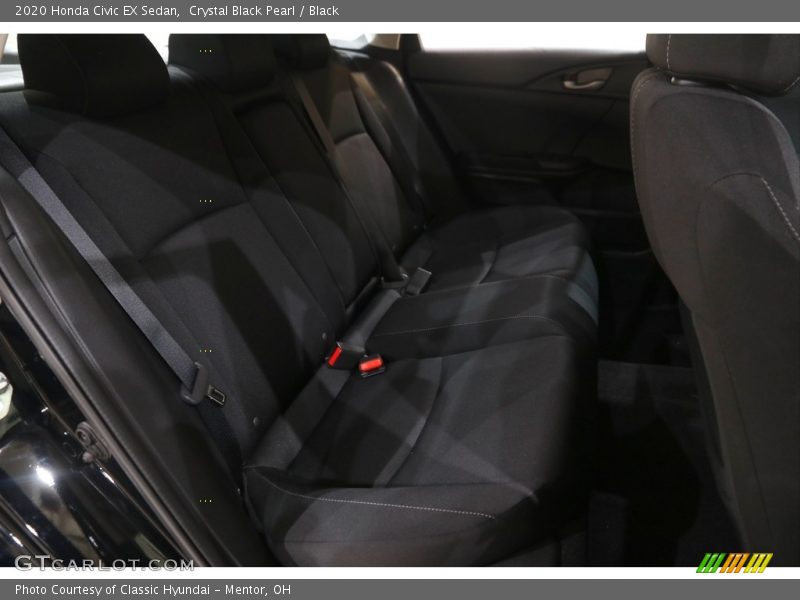 Crystal Black Pearl / Black 2020 Honda Civic EX Sedan