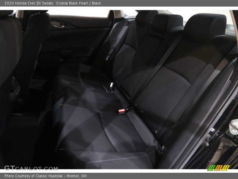 Crystal Black Pearl / Black 2020 Honda Civic EX Sedan