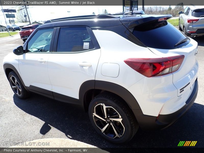 Summit White / Jet Black 2023 Chevrolet TrailBlazer RS AWD