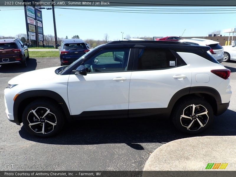 Summit White / Jet Black 2023 Chevrolet TrailBlazer RS AWD