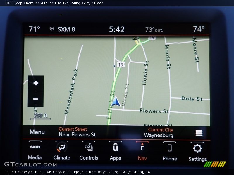 Sting-Gray / Black 2023 Jeep Cherokee Altitude Lux 4x4
