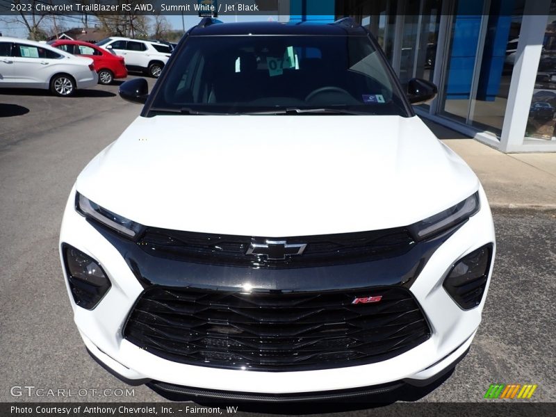 Summit White / Jet Black 2023 Chevrolet TrailBlazer RS AWD