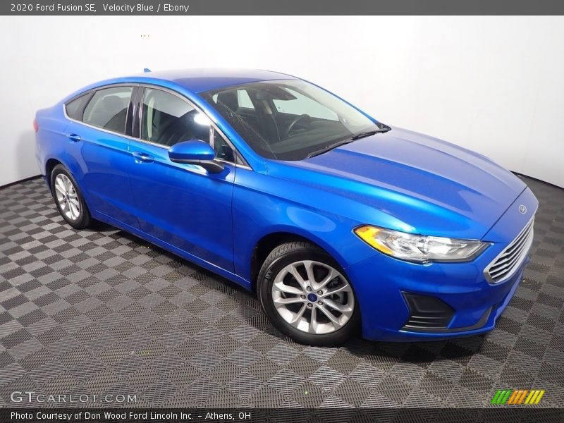 Velocity Blue / Ebony 2020 Ford Fusion SE