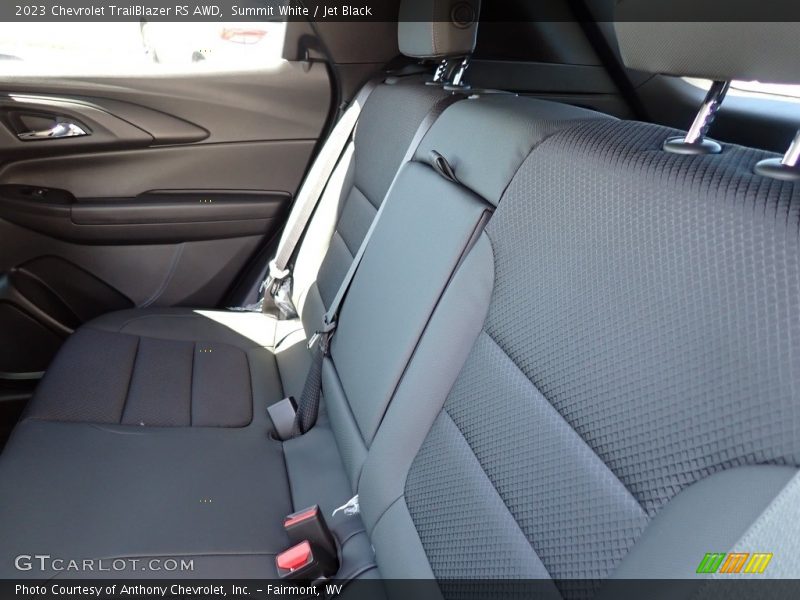Rear Seat of 2023 TrailBlazer RS AWD
