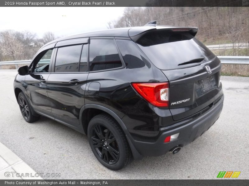Crystal Black Pearl / Black 2019 Honda Passport Sport AWD