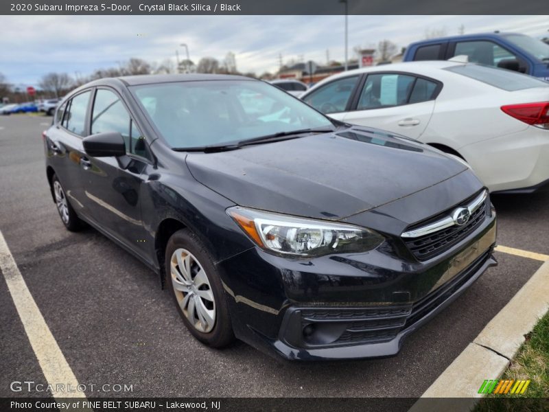 Crystal Black Silica / Black 2020 Subaru Impreza 5-Door