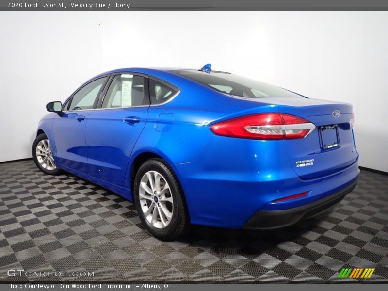 Velocity Blue / Ebony 2020 Ford Fusion SE