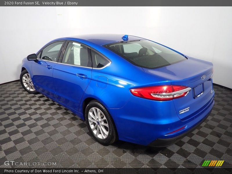 Velocity Blue / Ebony 2020 Ford Fusion SE