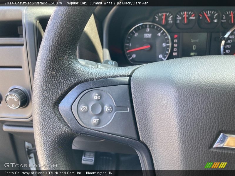 Summit White / Jet Black/Dark Ash 2014 Chevrolet Silverado 1500 WT Regular Cab