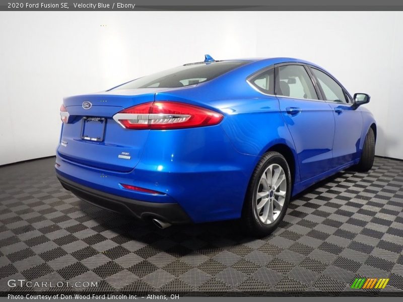 Velocity Blue / Ebony 2020 Ford Fusion SE