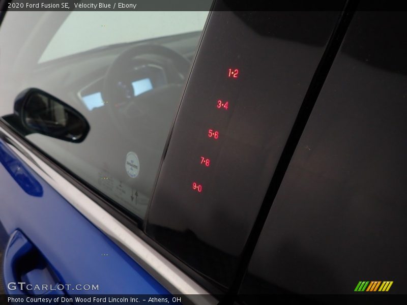 Velocity Blue / Ebony 2020 Ford Fusion SE
