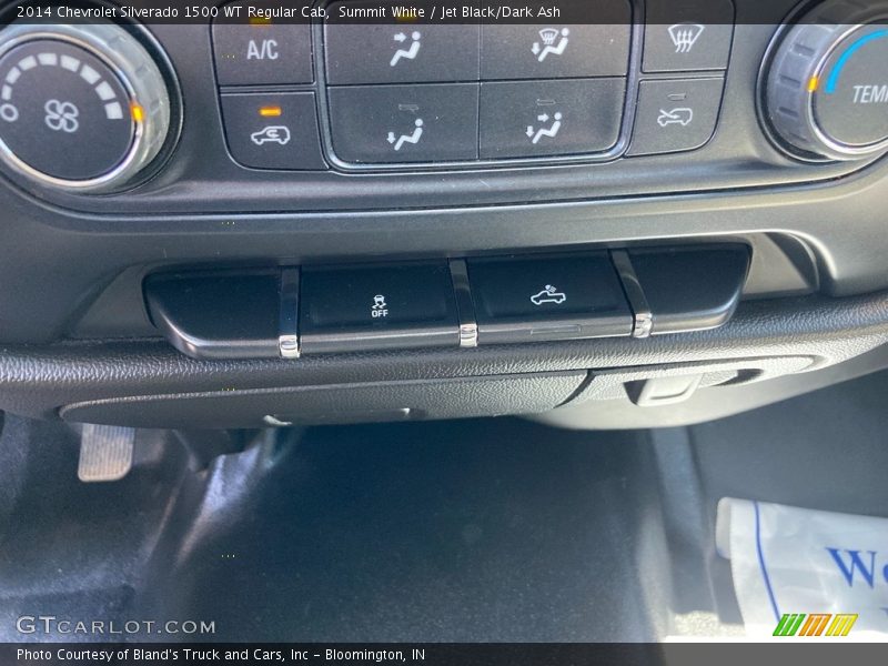 Summit White / Jet Black/Dark Ash 2014 Chevrolet Silverado 1500 WT Regular Cab