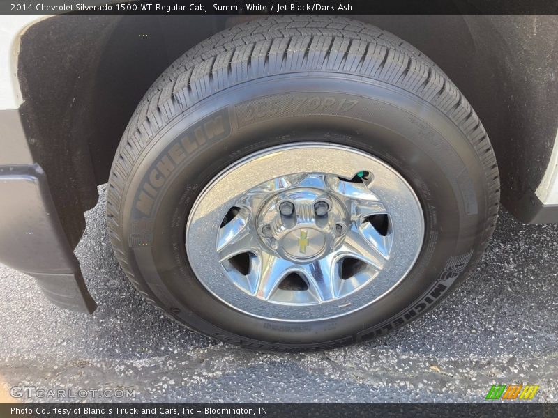 Summit White / Jet Black/Dark Ash 2014 Chevrolet Silverado 1500 WT Regular Cab