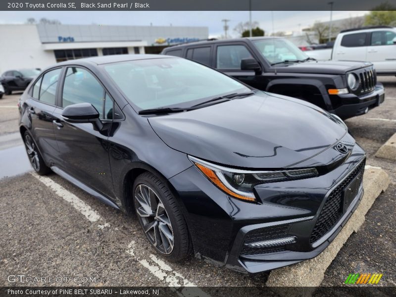 Black Sand Pearl / Black 2020 Toyota Corolla SE