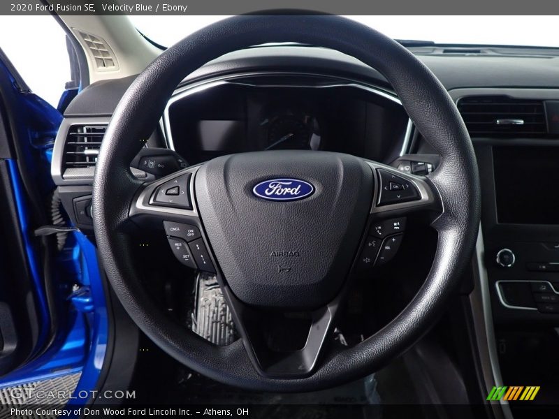 Velocity Blue / Ebony 2020 Ford Fusion SE
