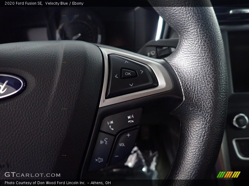 Velocity Blue / Ebony 2020 Ford Fusion SE