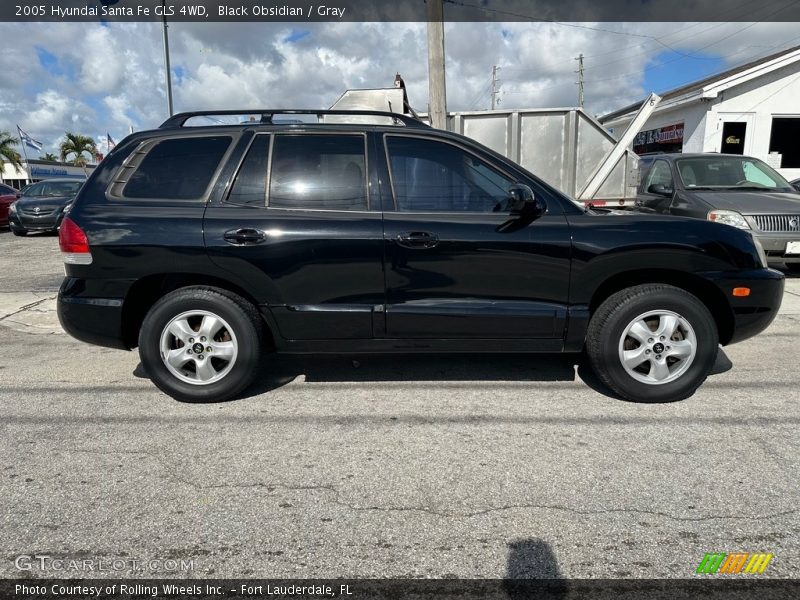 Black Obsidian / Gray 2005 Hyundai Santa Fe GLS 4WD