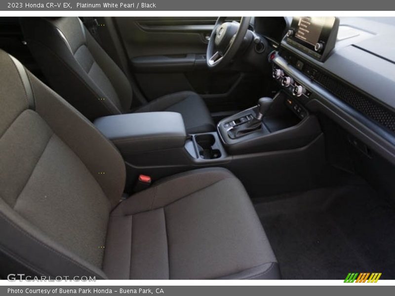 Platinum White Pearl / Black 2023 Honda CR-V EX