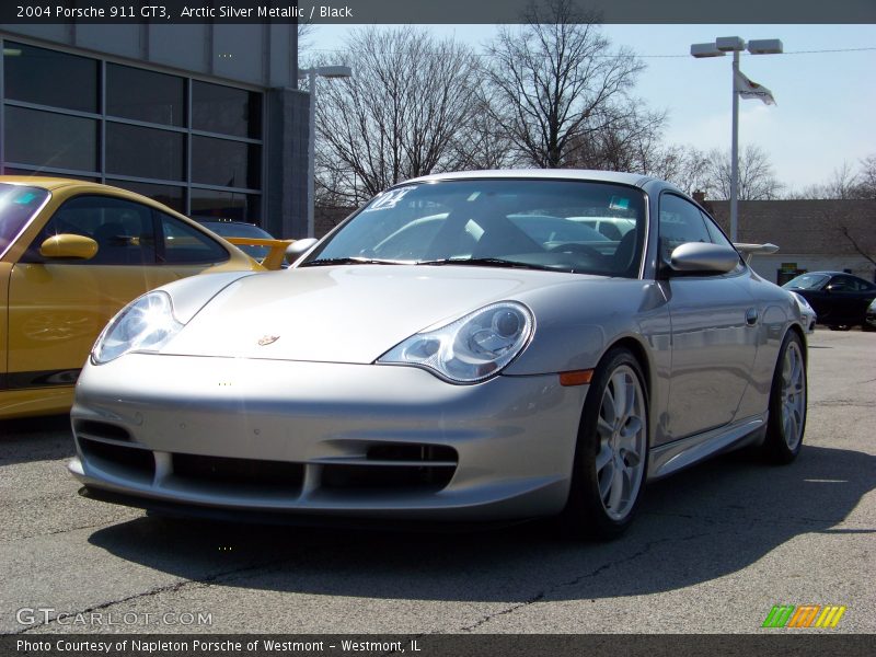 Arctic Silver Metallic / Black 2004 Porsche 911 GT3