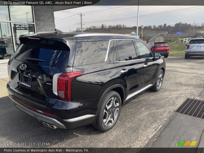 Abyss Black Pearl / Black 2023 Hyundai Palisade SEL AWD