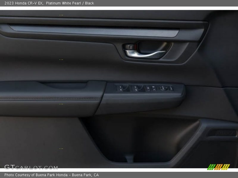 Platinum White Pearl / Black 2023 Honda CR-V EX