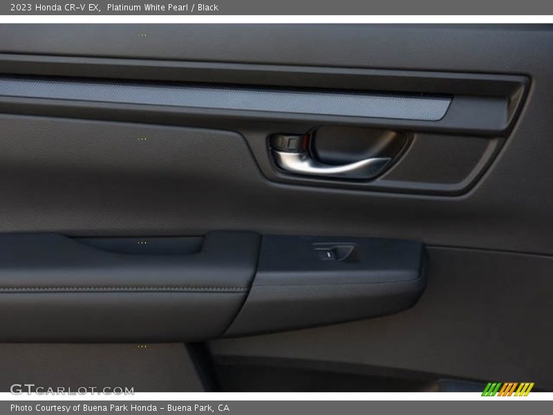 Platinum White Pearl / Black 2023 Honda CR-V EX