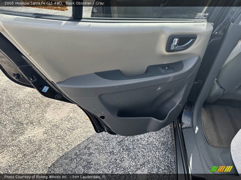 Black Obsidian / Gray 2005 Hyundai Santa Fe GLS 4WD