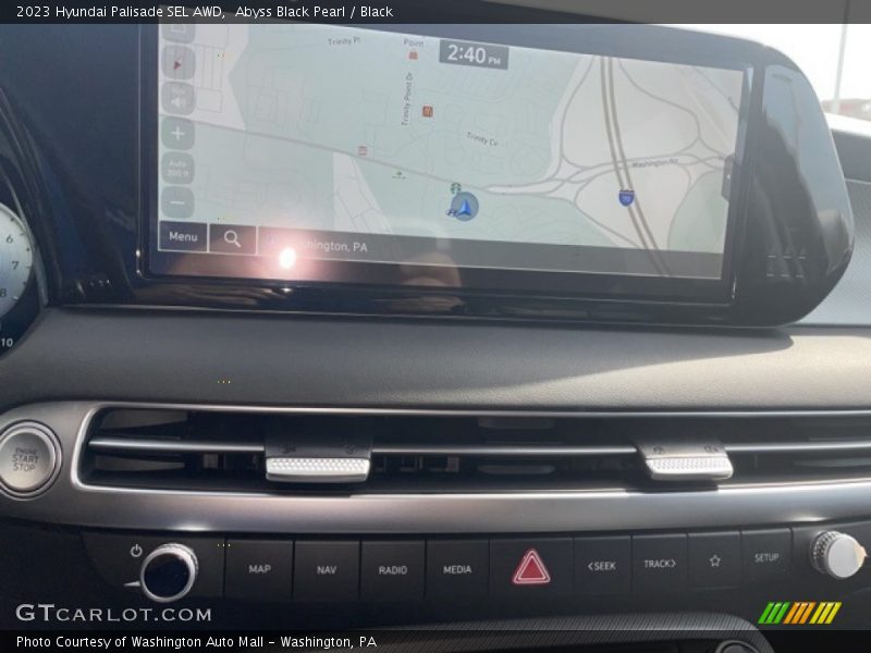 Abyss Black Pearl / Black 2023 Hyundai Palisade SEL AWD
