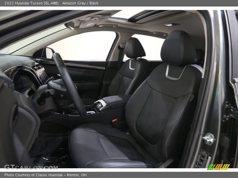 Amazon Gray / Black 2022 Hyundai Tucson SEL AWD