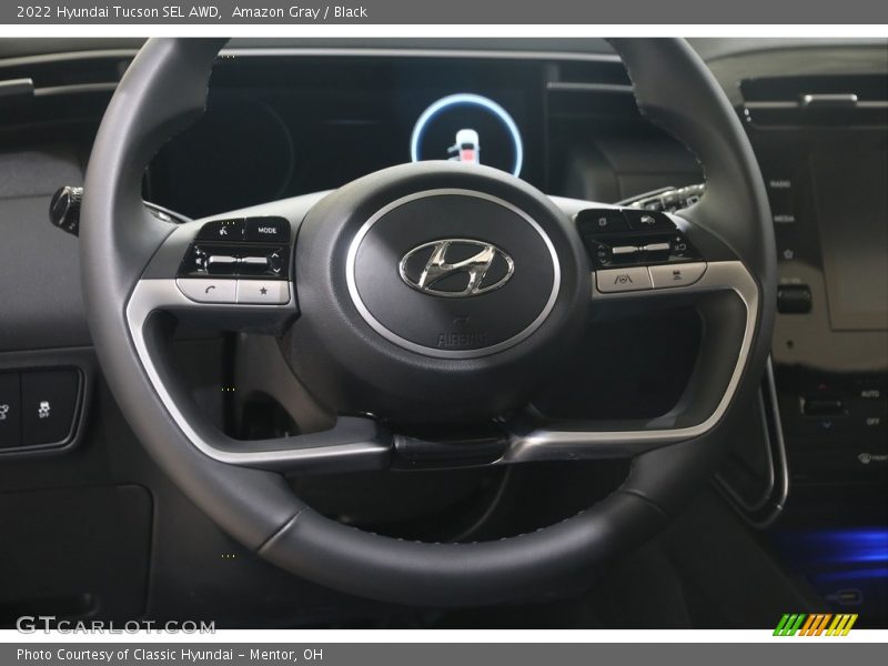 Amazon Gray / Black 2022 Hyundai Tucson SEL AWD