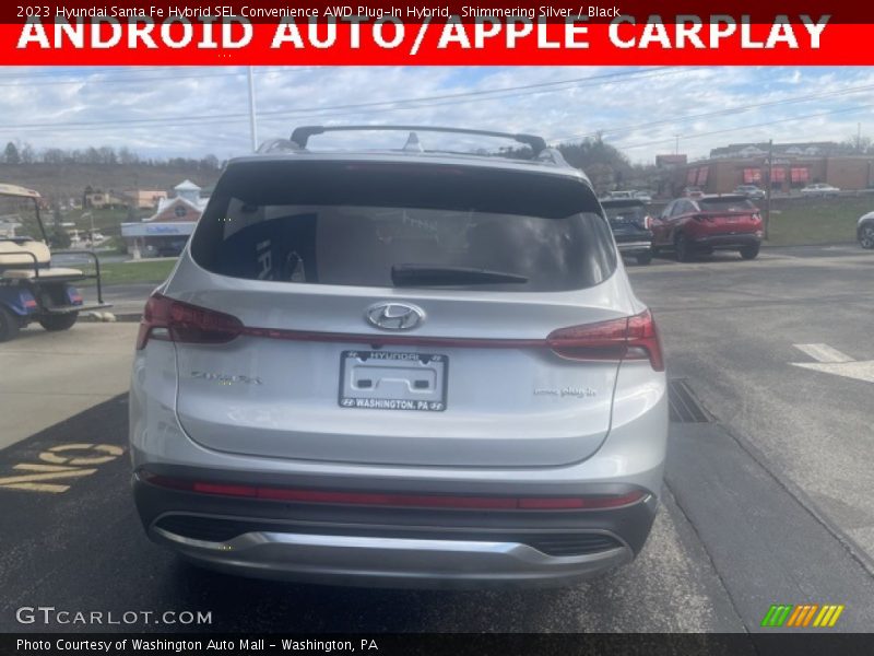 Shimmering Silver / Black 2023 Hyundai Santa Fe Hybrid SEL Convenience AWD Plug-In Hybrid