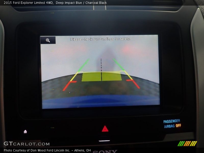 Deep Impact Blue / Charcoal Black 2015 Ford Explorer Limited 4WD