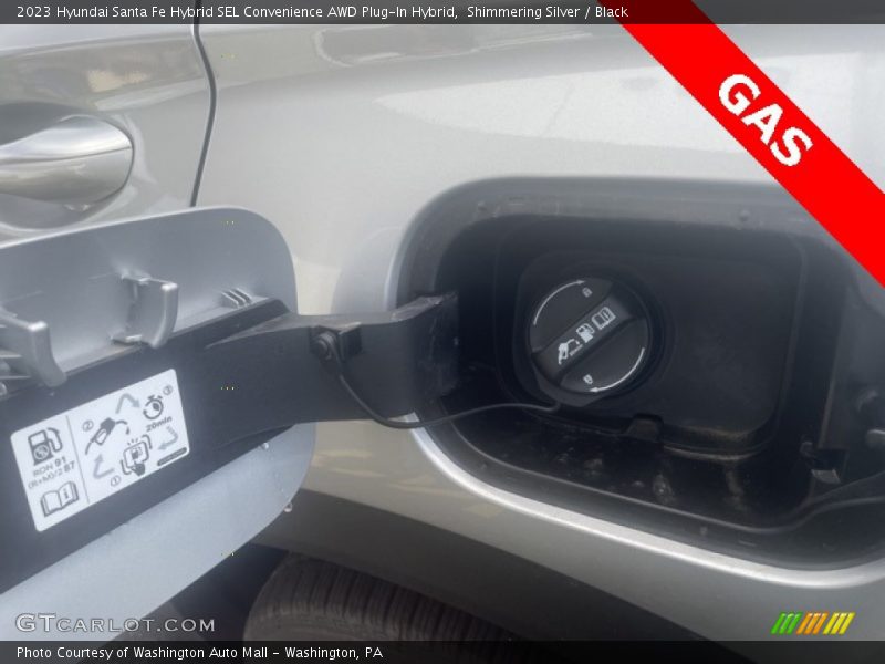 Shimmering Silver / Black 2023 Hyundai Santa Fe Hybrid SEL Convenience AWD Plug-In Hybrid