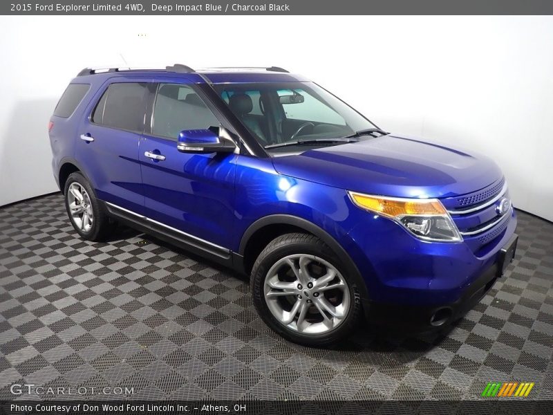 Deep Impact Blue / Charcoal Black 2015 Ford Explorer Limited 4WD