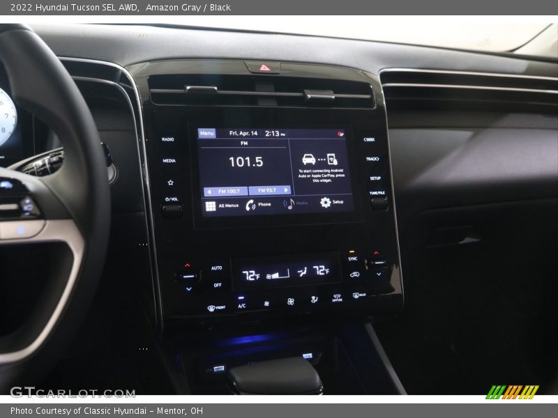 Amazon Gray / Black 2022 Hyundai Tucson SEL AWD