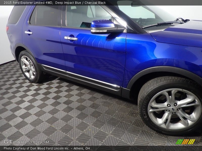 Deep Impact Blue / Charcoal Black 2015 Ford Explorer Limited 4WD