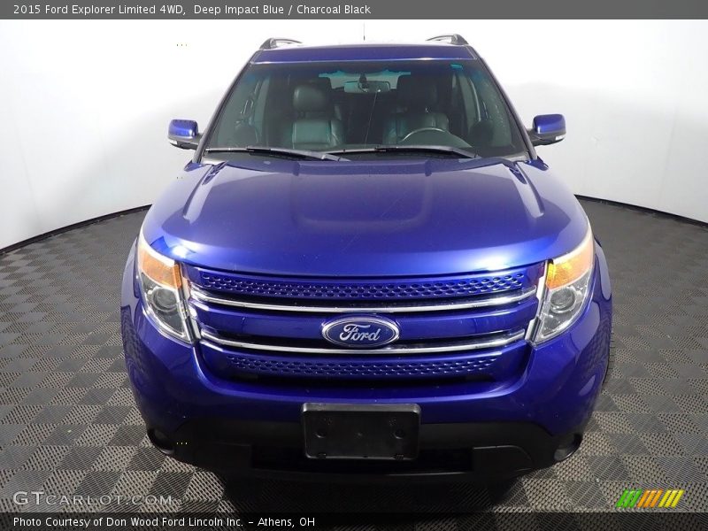 Deep Impact Blue / Charcoal Black 2015 Ford Explorer Limited 4WD