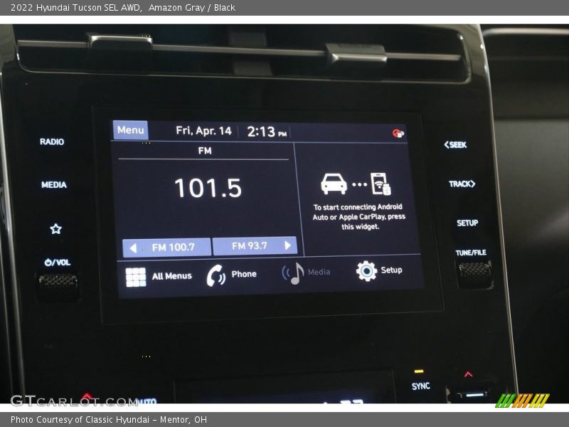 Amazon Gray / Black 2022 Hyundai Tucson SEL AWD