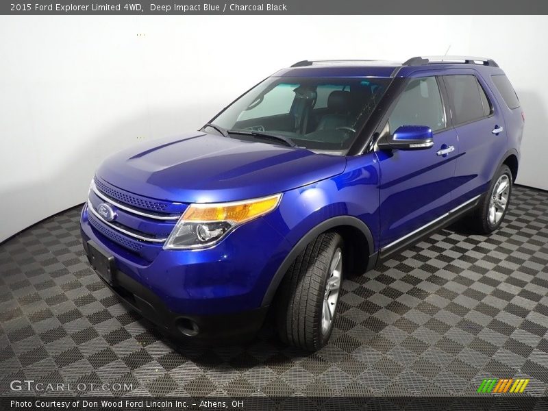 Deep Impact Blue / Charcoal Black 2015 Ford Explorer Limited 4WD