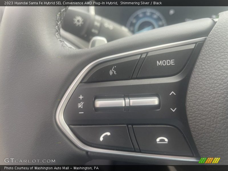 Shimmering Silver / Black 2023 Hyundai Santa Fe Hybrid SEL Convenience AWD Plug-In Hybrid