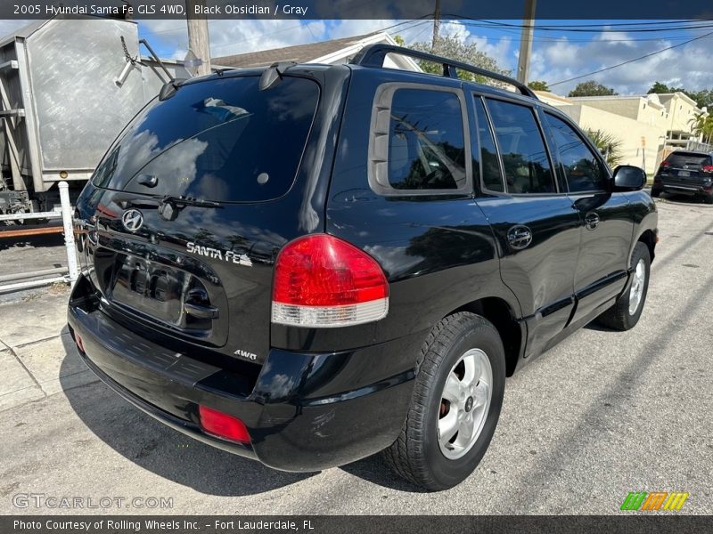 Black Obsidian / Gray 2005 Hyundai Santa Fe GLS 4WD