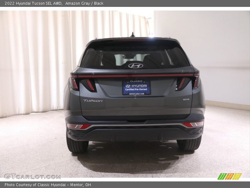 Amazon Gray / Black 2022 Hyundai Tucson SEL AWD