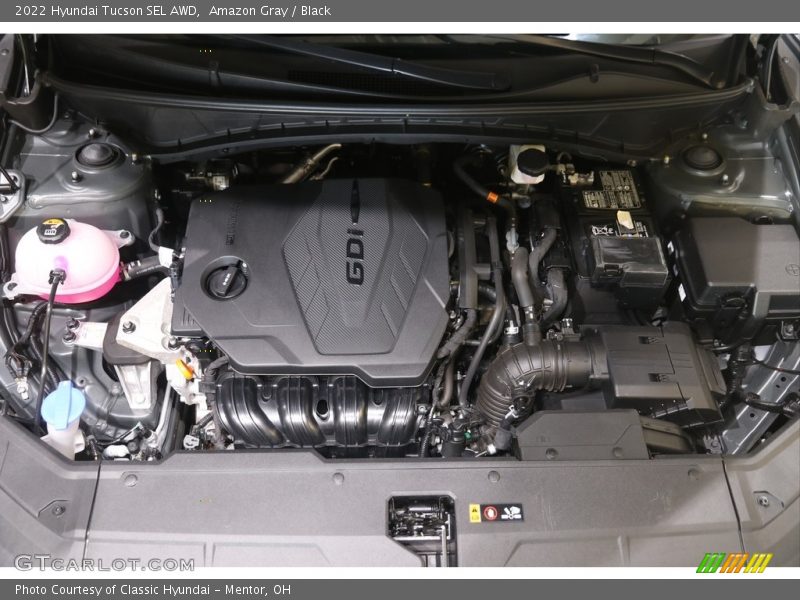 Amazon Gray / Black 2022 Hyundai Tucson SEL AWD