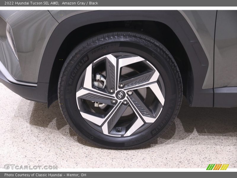 Amazon Gray / Black 2022 Hyundai Tucson SEL AWD