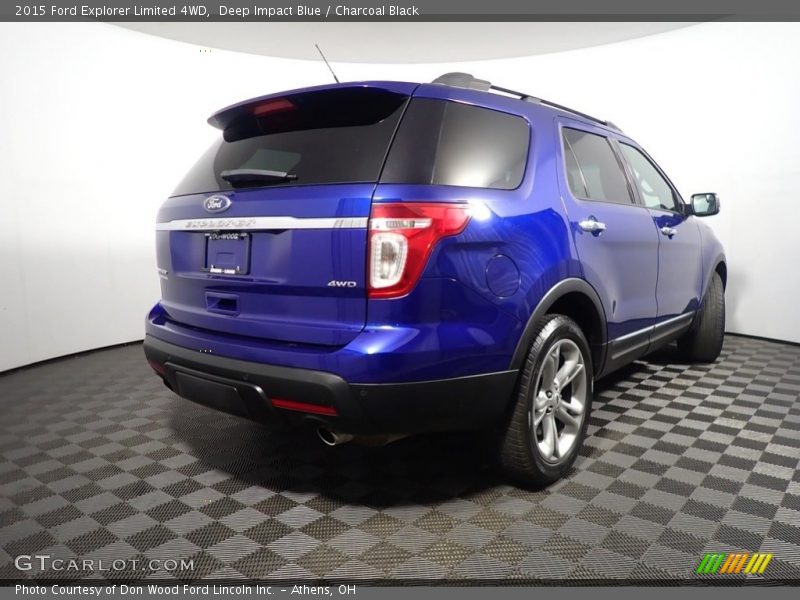 Deep Impact Blue / Charcoal Black 2015 Ford Explorer Limited 4WD