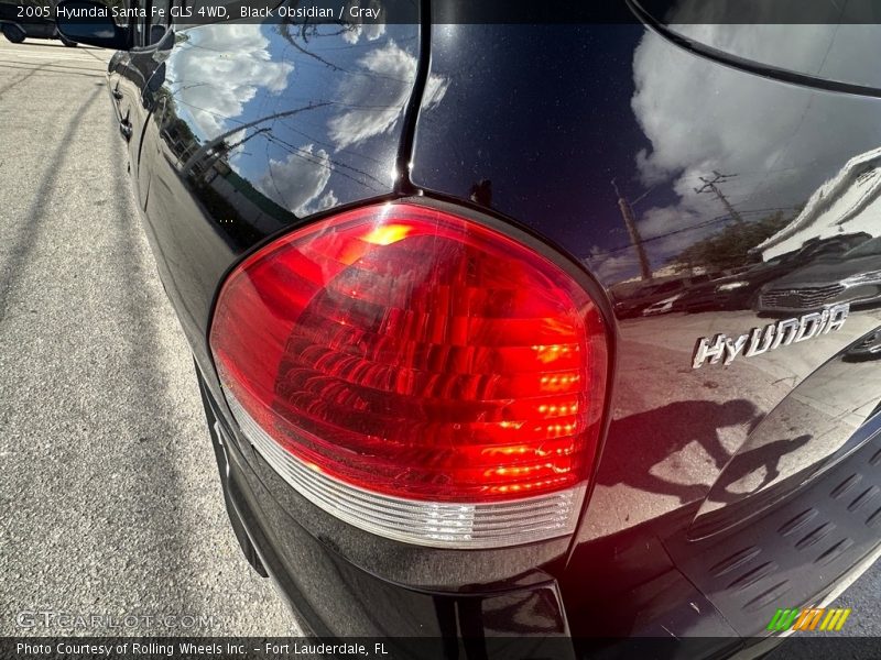 Black Obsidian / Gray 2005 Hyundai Santa Fe GLS 4WD