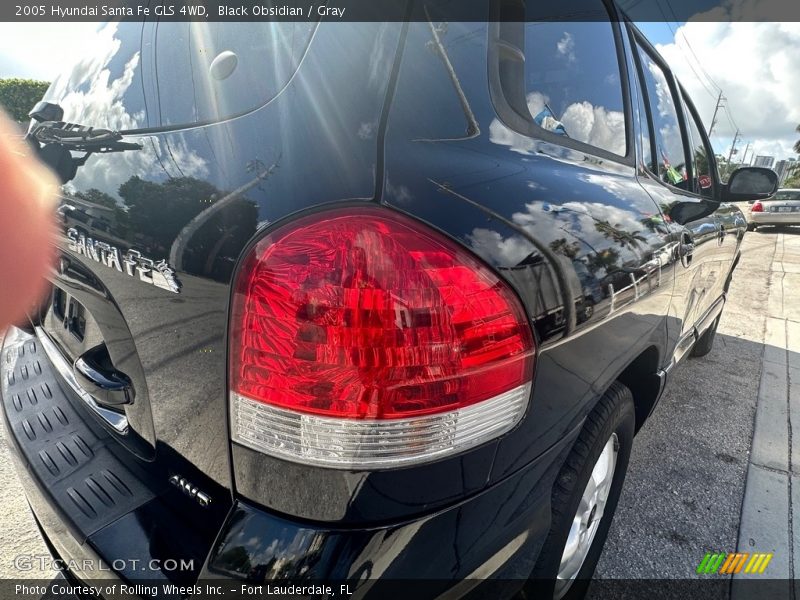 Black Obsidian / Gray 2005 Hyundai Santa Fe GLS 4WD