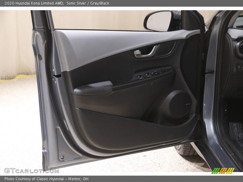 Sonic Silver / Gray/Black 2020 Hyundai Kona Limited AWD