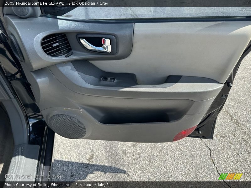 Black Obsidian / Gray 2005 Hyundai Santa Fe GLS 4WD