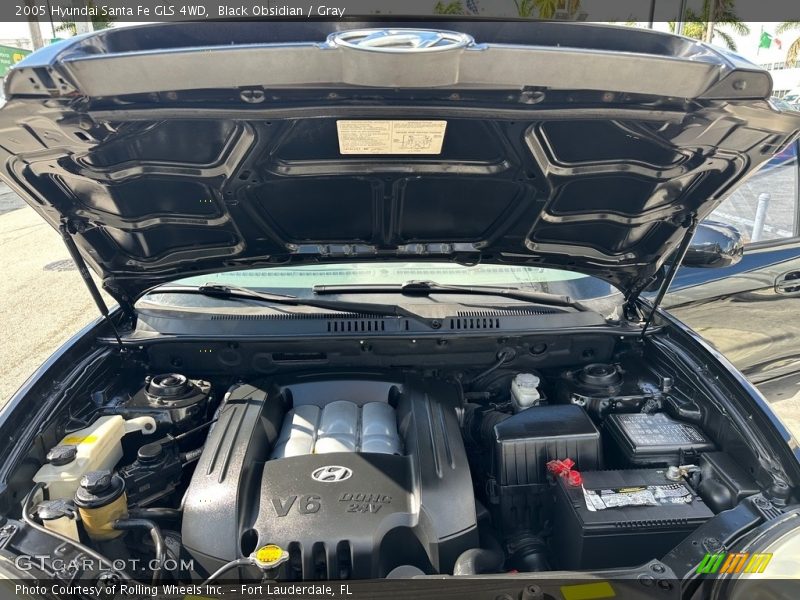 Black Obsidian / Gray 2005 Hyundai Santa Fe GLS 4WD